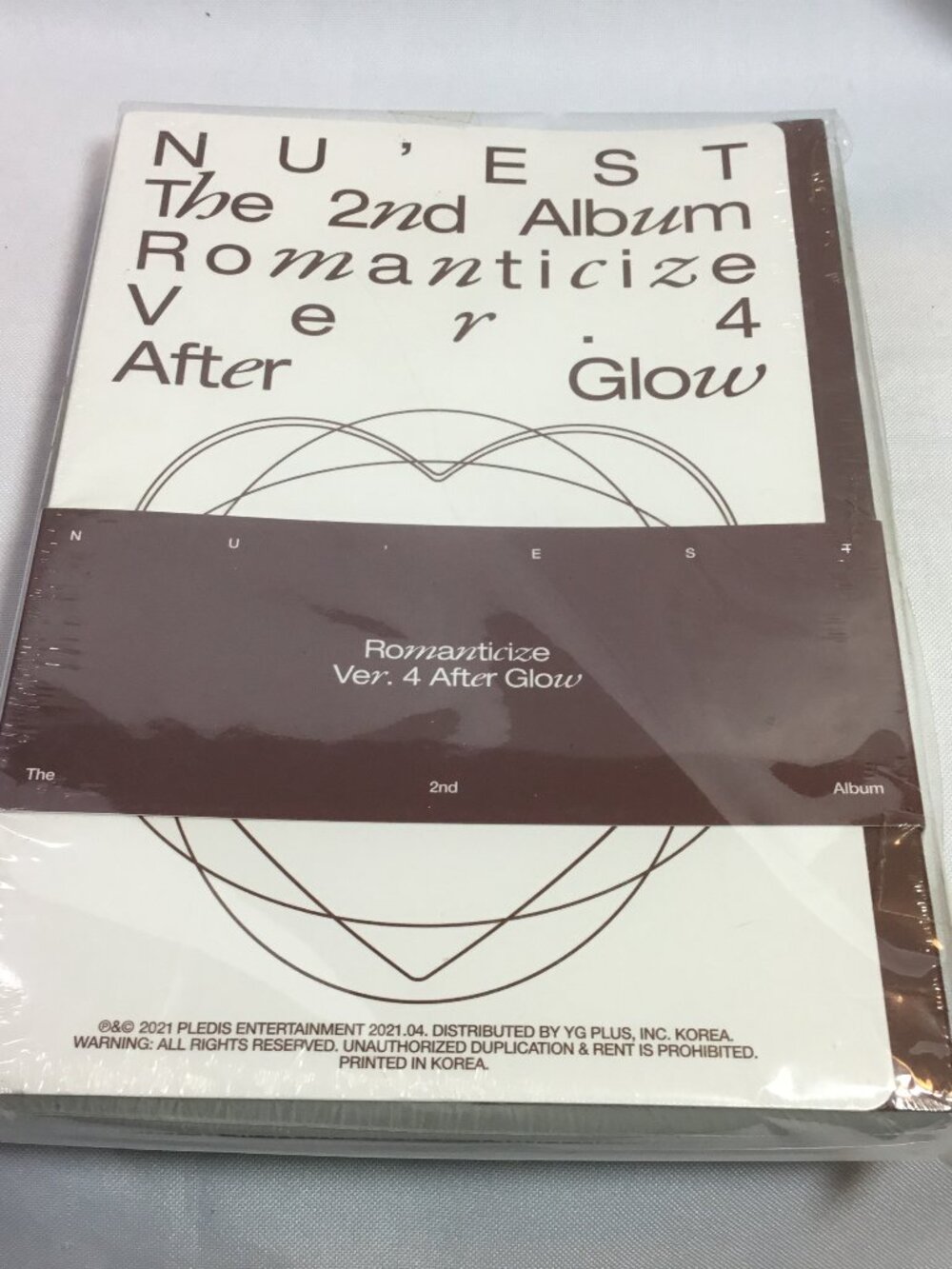 NU'EST - The 2nd Album [Romanticize] Ver. 4 After Glow New Sealed!